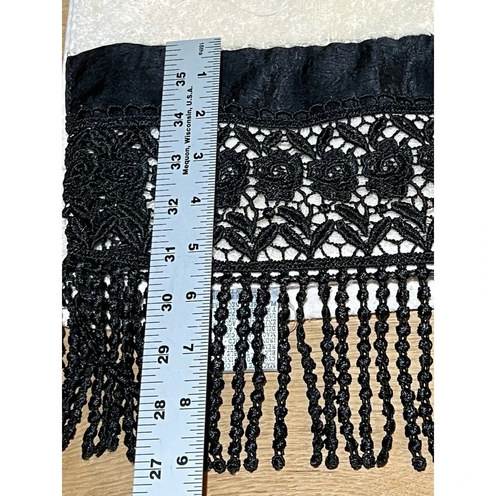 Croscill Home‎ 4 piece bath towel set floral fringe cotton cream Vtg READ